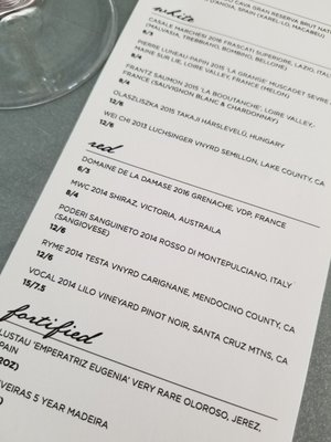 Menu photo 5 Vino Carta San Diego, CA Menu photo 5 Vino Carta San Diego, CA