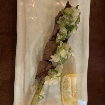 Yakitori Hachibei - Beef tongue skewer - Japanese Near Me - Honolulu, Hawaii