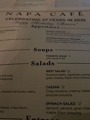 Menu photo 4 Napa Cafe Memphis, TN