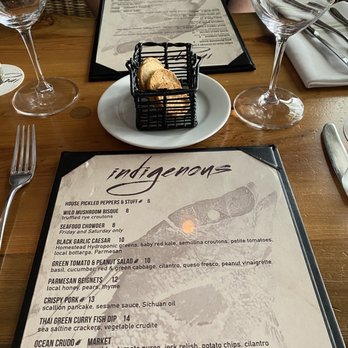 Indigenous Restaurant - Cheddar crackers & dinner menu - New American Near Me - Sarasota, Florida Indigenous Restaurant - Cheddar crackers & dinner menu - New American Near Me - Sarasota, Florida