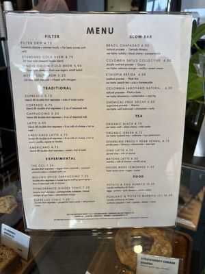 Menu photo 1 Cartel Roasting Phoenix, AZ