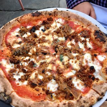 Nomad Pizza - Spicy sausage pizza (SO GOOD!) - Pizza Near Me - Princeton, New Jersey Nomad Pizza - Spicy sausage pizza (SO GOOD!) - Pizza Near Me - Princeton, New Jersey