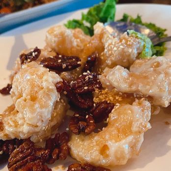 Ginger Café - Candied Pecan Prawns - Chinese Near Me - Sunnyvale, California Ginger Café - Candied Pecan Prawns - Chinese Near Me - Sunnyvale, California