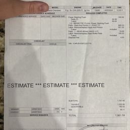 The estimate they gave me for work to pass an inspection. Insane!! The estimate they gave me for work to pass an inspection. Insane!!