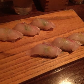 Uchi Houston - Madai one of the best pieces on the menu and a must get. - Sushi Bars Near Me - Houston, Texas