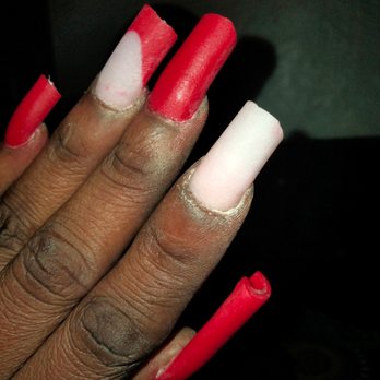 Nail Me Good - The result after asking the nail tech to fix his era. He clips my nails down and asked Kim to put me to get out. - Nail Salons Near Me - Saint Louis, Missouri Nail Me Good - The result after asking the nail tech to fix his era. He clips my nails down and asked Kim to put me to get out. - Nail Salons Near Me - Saint Louis, Missouri