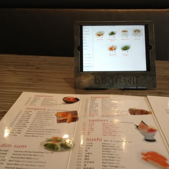 August 8 - They give you a physical menu and the iPad for ordering. - Japanese Near Me - Hamilton, Ontario