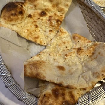 Tashi Delek Cuisine - Garlic Naan - Indian Near Me - El Cerrito, California