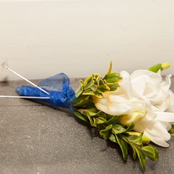 Cattails - lovely boutonniere. The photo doesn't do it justice. But they were lovely!!! - Florists Near Me - Chicago, Illinois