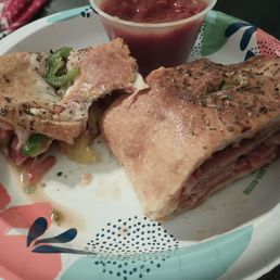 Veggie boli on left and meat boli on right Veggie boli on left and meat boli on right