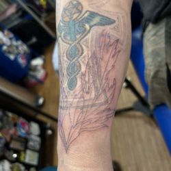 Incantations Electric Tattoos & Apothecary - First outline