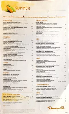 Menu photo 3 Seasons 52 Birmingham, AL