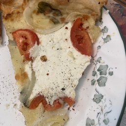 Am I the only one that saw the grumpy face on my pizza? Lol Am I the only one that saw the grumpy face on my pizza? Lol