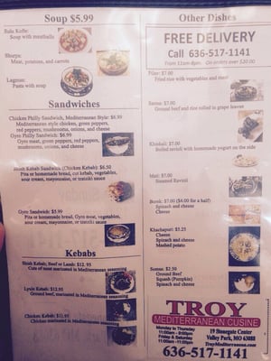 Menu photo 3 Troy Mediterranean Cuisine Valley Park, MO Menu photo 3 Troy Mediterranean Cuisine Valley Park, MO