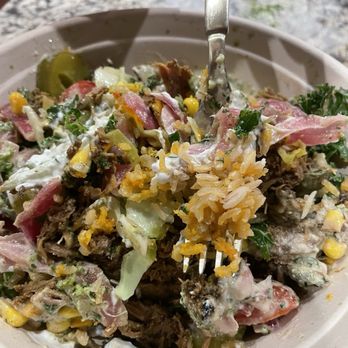 CAVA - Dried out brown rice - Salad Near Me - Castle Rock, Colorado