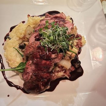 909 Coffee & Wine - Duck breast over mashed potatoes with Balsamic reduction - Wine Bars Near Me - Burien, Washington