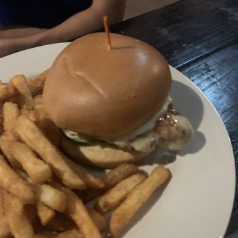 Front Street Brewery - pretzel chicken sandwich - Breweries Near Me - Wilmington, North Carolina Front Street Brewery - pretzel chicken sandwich - Breweries Near Me - Wilmington, North Carolina