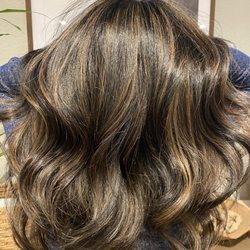 Uniq Salon - Medium ash gray balayage by Yaya