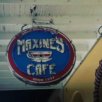 Maxine's Cafe & Bakery - Sign - Breakfast & Brunch Near Me - Bastrop, Texas