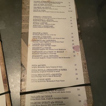 Malaparte - Menu - Italian Near Me - New York, New York