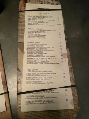 Menu photo 4 Malaparte New York, NY
