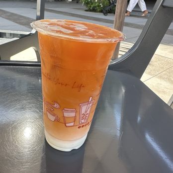 85°C Bakery Cafe-UTC - 1/2 sweet iced Thai tea. - Coffee & Tea Near Me - San Diego, California 85°C Bakery Cafe-UTC - 1/2 sweet iced Thai tea. - Coffee & Tea Near Me - San Diego, California