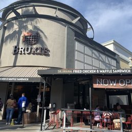 Exterior outside entrance of Bruxie - Oitside - Brea, California Exterior outside entrance of Bruxie - Oitside - Brea, California