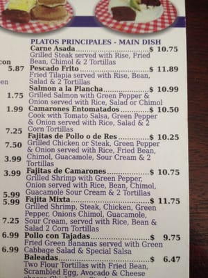 Menu photo 5 El Catrachito Silver Spring, MD