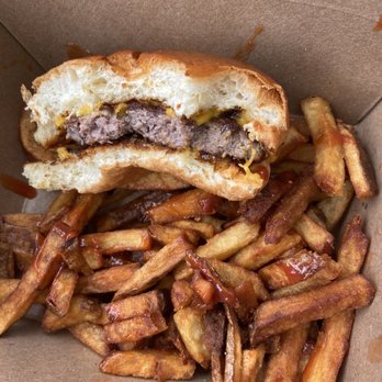 Roots 657 - Overcooked burger and fries. - American Near Me - Leesburg, Virginia Roots 657 - Overcooked burger and fries. - American Near Me - Leesburg, Virginia