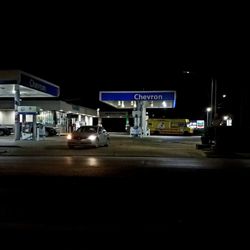 Chevron - At night