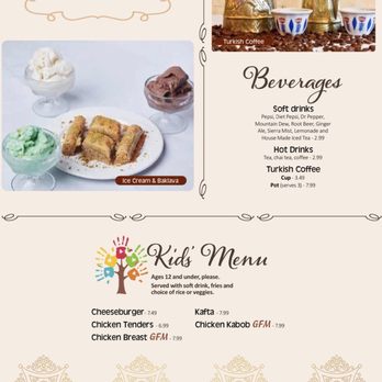 La Saj Lebanese Bistro - Menu desserts - Lebanese Near Me - Troy, Michigan