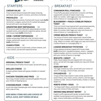 The Brunch House - Starters, kids and breakfast menu. - Wineries Near Me - Temecula, California