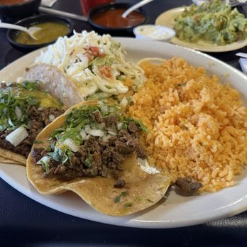 Mi Pueblo - 2 tacos, tostada, rice - Breakfast & Brunch Near Me - Greenfield, Wisconsin