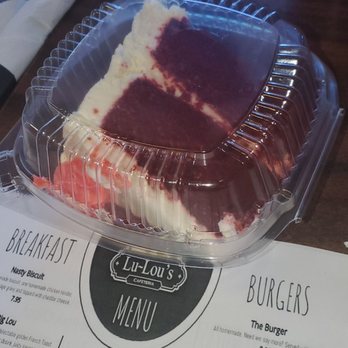 Lu-Lou's Cafeteria - Red velvet cake - Desserts Near Me - Clinton, Pennsylvania Lu-Lou's Cafeteria - Red velvet cake - Desserts Near Me - Clinton, Pennsylvania