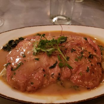 The Amsterdam - Veal Scallopini (very delicious, sitting atop some broccoli, artichokes, and tomatoes) - New American Near Me - Rhinebeck, New York