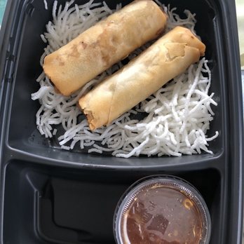 P.F. Chang's - Vegetable Spring Rolls - 2 Count. Sauce was delicious. Rolls were meh for me. - Chinese Near Me - Troy, Michigan