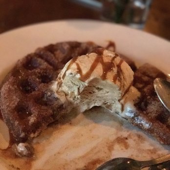Crave Kitchen & Bar - Churro waffle - with no nuts - Cafes Near Me - El Paso, Texas