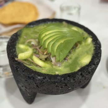 Mariscos El Submarino - Aguachiles Mixto Verde-raw and cooked shrimp, octopus, fish, cucumber, red, onion, and avocado - Seafood Near Me - Jackson Heights, New York Mariscos El Submarino - Aguachiles Mixto Verde-raw and cooked shrimp, octopus, fish, cucumber, red, onion, and avocado - Seafood Near Me - Jackson Heights, New York