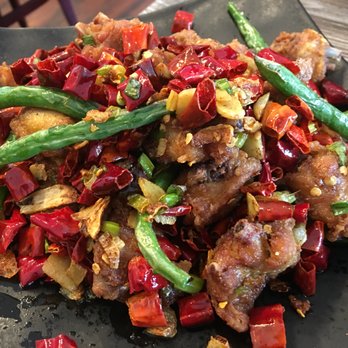 Hi Pot - #22 Chili-fried chicken cubs, original - love it! - Szechuan Near Me - Cupertino, California Hi Pot - #22 Chili-fried chicken cubs, original - love it! - Szechuan Near Me - Cupertino, California