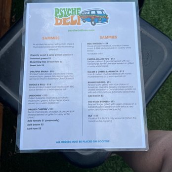 Psychedeli - Menu - Salad Near Me - Lancaster, Pennsylvania Psychedeli - Menu - Salad Near Me - Lancaster, Pennsylvania