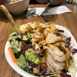 Salad Stop! - Made my own salad with chicken inasal and a side of ranch
