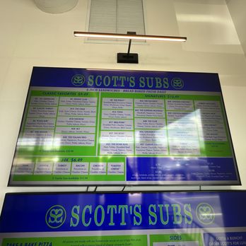 Scott's Subs - Menu - Fast Food Near Me - Green Bay, Wisconsin