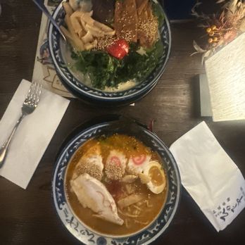 Hinodeya Ramen Bar - CREAMY Ramen  (Vegan) SPICY MISO Ramen - Ramen Near Me - Campbell, California