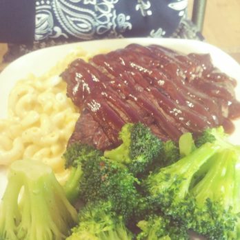 The Upper Room Kitchen - My daughter had the steak with bbq macaroni and broccoli. She said it was all so good. - Salad Near Me - Tracy, California The Upper Room Kitchen - My daughter had the steak with bbq macaroni and broccoli. She said it was all so good. - Salad Near Me - Tracy, California