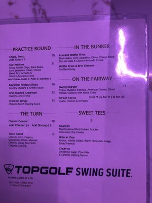 Menu photo 3 Topgolf Swing Suite Reno, NV Menu photo 3 Topgolf Swing Suite Reno, NV
