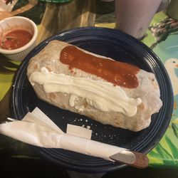 La Rancherita - Utensils for reference... carnitas burrito