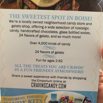 Cravin's Candy Emporium - the sweetest spot in boise - Candy Stores Near Me - Boise, Idaho Cravin's Candy Emporium - the sweetest spot in boise - Candy Stores Near Me - Boise, Idaho
