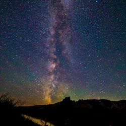 Adventure Bound Canoe - No light pollution makes for gorgeous nights of stargazing on the Missouri River.