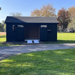 Grey's Woodworks - Custom 14'x20' shed.