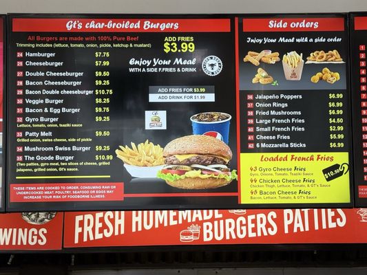 Menu photo 2 G T's Fast Food Chicago, IL